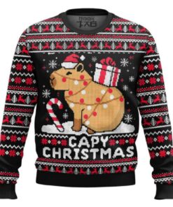Capy Christmas Ugly Christmas Sweater
