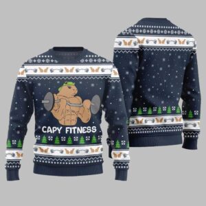 Alternative view of Capy Fitness Funny Ugly Sweater 2025 Christmas - Grishko.com