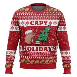 Capy Holidays Christmas Ugly Sweater