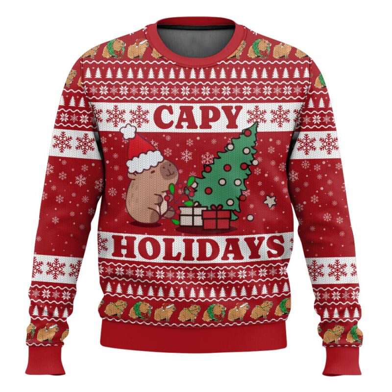 Capy Holidays Christmas Ugly Sweater