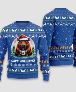 Capy Holidays Ugly Christmas Sweater