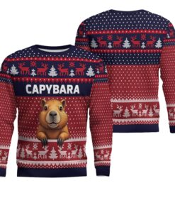 Capybara Ugly Christmas Sweater 