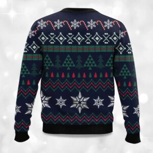Alternative view of Cardigan Pattern Ugly Christmas Sweater