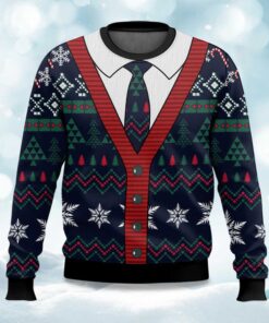 Cardigan Pattern Ugly Christmas Sweater