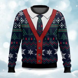 Cardigan Pattern Ugly Christmas Sweater