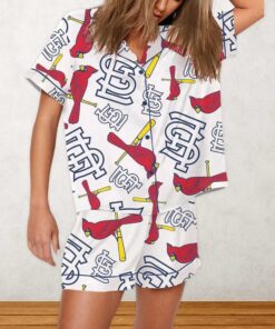 Alternative view of Cardinals Baseball Team Pajama Set For Women