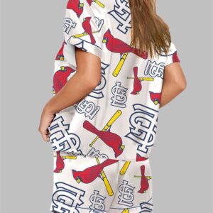 Alternative view of Cardinals Baseball Team Print Pajama Set