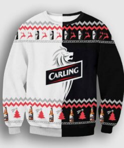 Carling Lager Beer Ugly Christmas Sweater