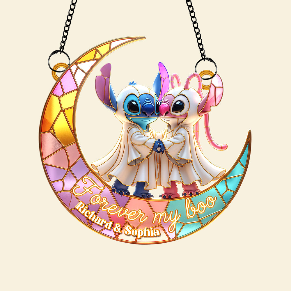 Cartoon Couple Suncatcher Ornament - Personalized Gifts For Couple 03naqn070825 - Image 5