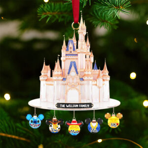Castle Family Christmas Ornament Personalized Gifts For Family 01OHDT041125