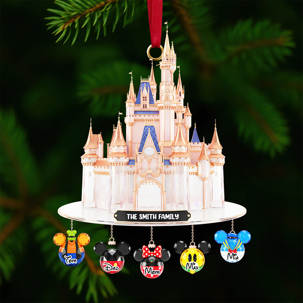 Castle Family Christmas Ornament Personalized Gifts For Family 01OHDT041125 - Image 3