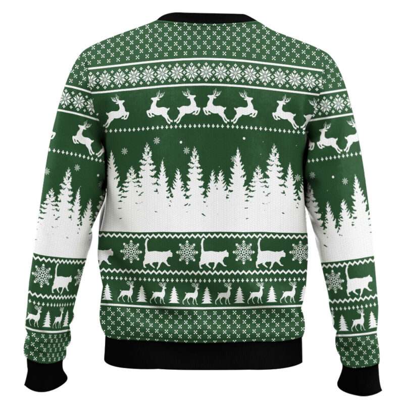 Alternative view of Cat Pew Pew Ugly Christmas Sweater
