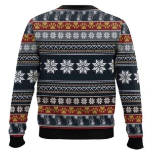 Alternative view of Cat Show Me Your Kitties Ugly Christmas Sweater