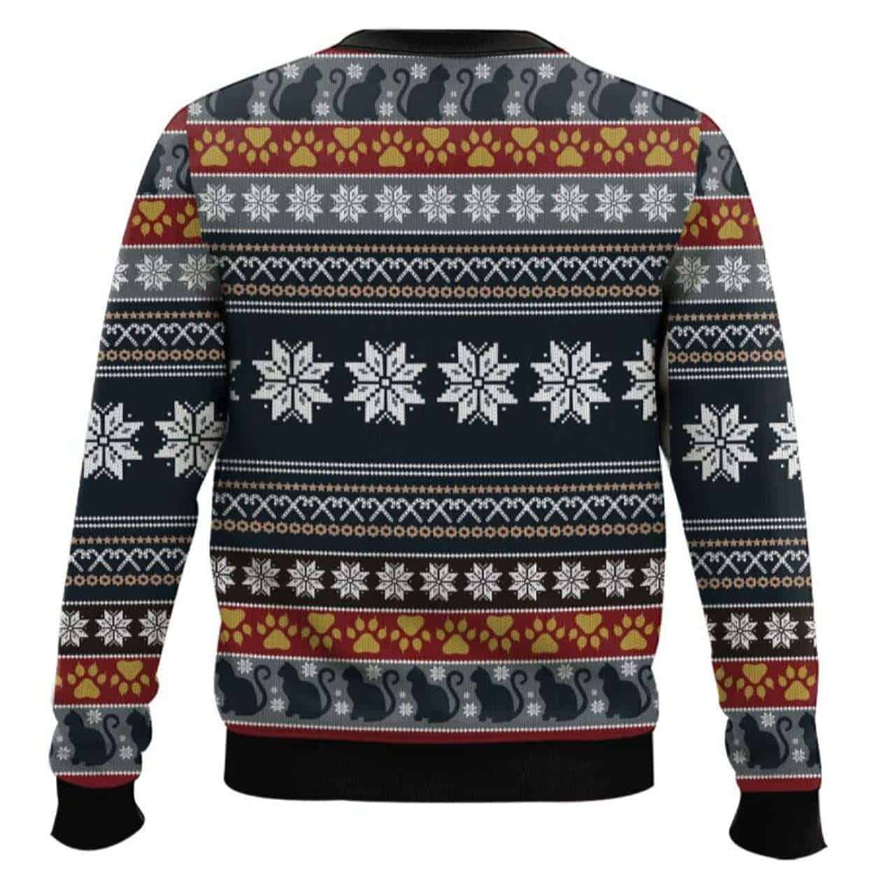 Alternative view of Cat Show Me Your Kitties Ugly Christmas Sweater