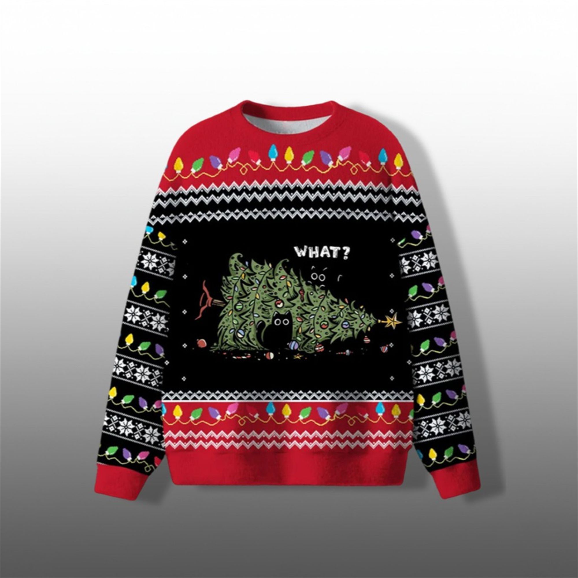 Cat Tree What Ugly Sweater 2025 Christmas - Grishko.com