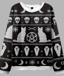 Alternative view of Cat Ugly Christmas Sweater