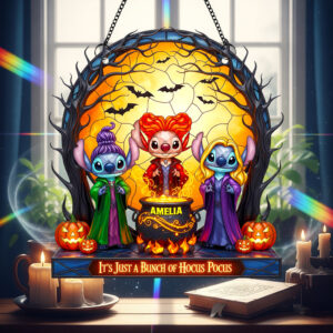 Alternative view of Cauldron Charm Suncatcher Ornament Personalized Gifts For Fantasy Lovers 01OHDT190825