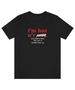 Alternative view of Im Hot Youre Not Croptop, Feminist Shirt