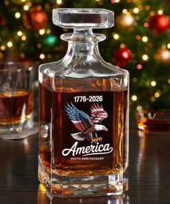 Celebrate 250 Years of America USA Anniversary 1776-2026 Decanter