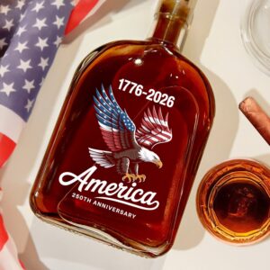 Alternative view of Celebrate 250 Years of America USA Anniversary 1776-2026 Whiskey Bottle HO82 894520