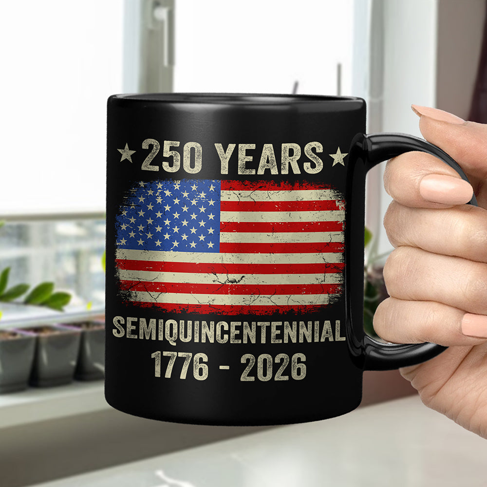 Celebrate 250th Anniversary United States Semiquincentennial Black Mug HO82 894772 - Image 3