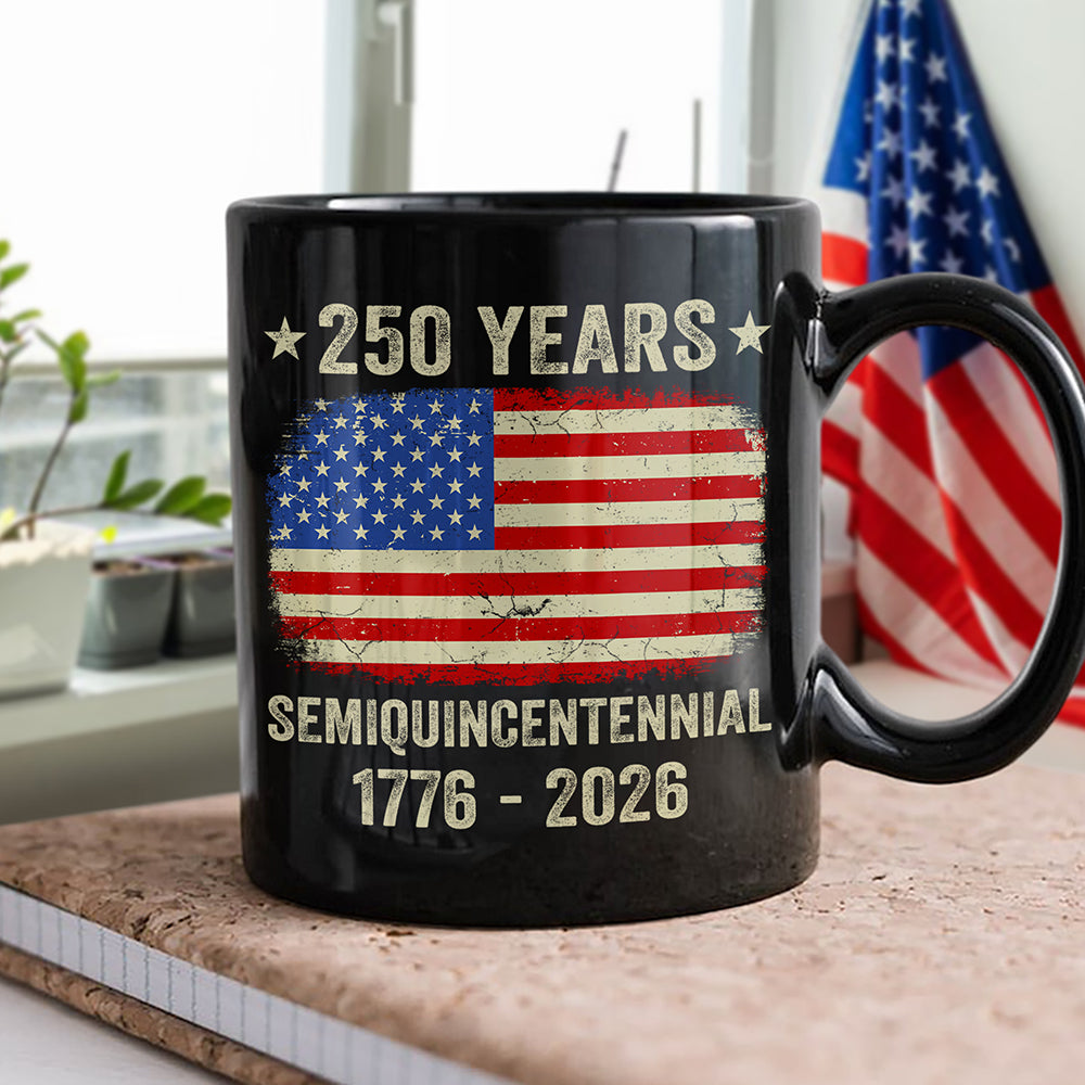 Celebrate 250th Anniversary United States Semiquincentennial Black Mug HO82 894772 - Image 5