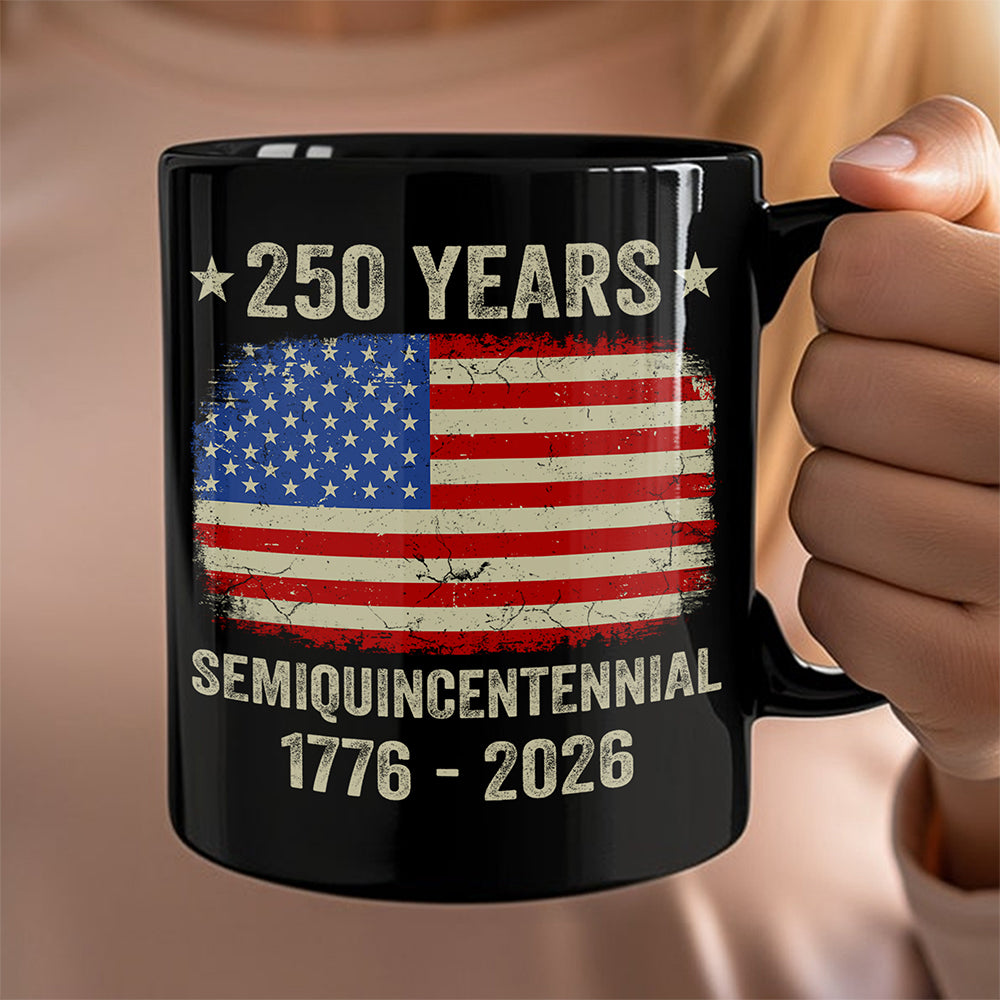 Celebrate 250th Anniversary United States Semiquincentennial Black Mug HO82 894772 - Image 4