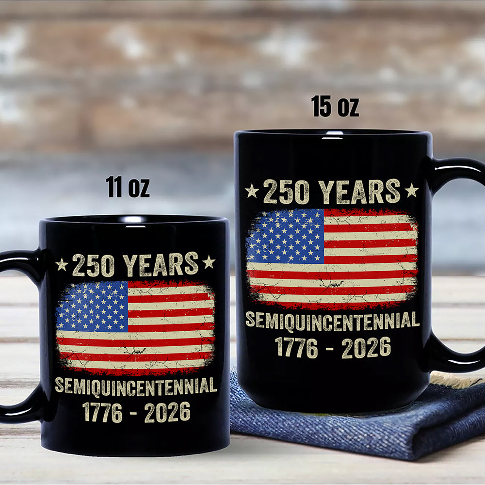 Celebrate 250th Anniversary United States Semiquincentennial Black Mug HO82 894772 - Image 6
