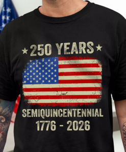 Celebrate 250th Anniversary United States Semiquincentennial Dark Shirt