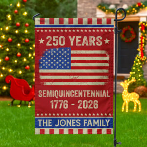 Alternative view of Celebrate 250th Anniversary United States Semiquincentennial Garden Flag Gift for Family HO82 894770