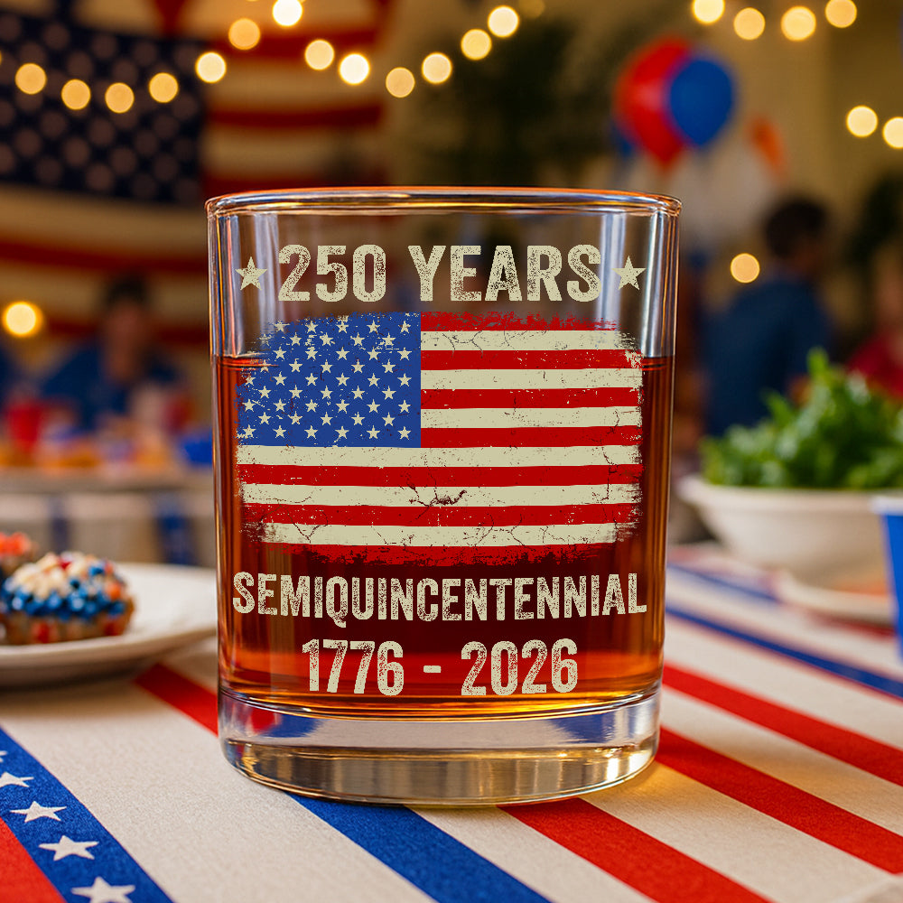 Celebrate 250th Anniversary United States Semiquincentennial Whiskey Glass HO82 894774 - Image 3