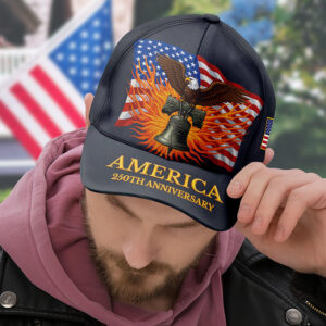 Alternative view of Celebrate America 250th Anniversary United States Classic Cap CH07 899178
