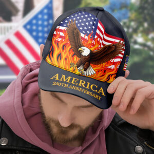 Alternative view of Celebrate Our America 250th Anniversary United States Classic Cap CH07 899176