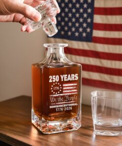Alternative view of Celebrate Our America 250th Anniversary United States Semiquincentennial Decanter