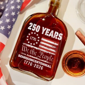 Alternative view of Celebrate Our America 250th Anniversary United States Semiquincentennial Whiskey Bottle HA75 897408
