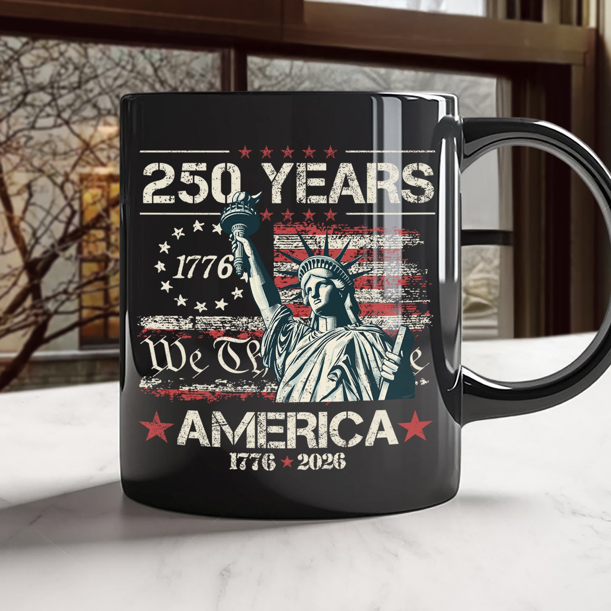 Celebrate Our America 250th Anniversary We The People Black Mug CH07 896714 - Image 6