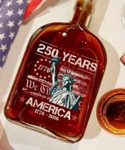 Alternative view of Celebrate Our America 250th Anniversary We The People Whiskey Bottle