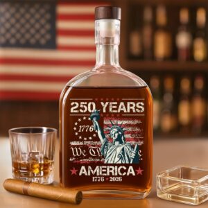 Celebrate Our America 250th Anniversary We The People Whiskey Bottle CH07 896716