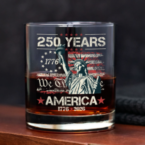 Alternative view of Celebrate Our America 250th Anniversary We The People Whiskey Glass CH07 896718