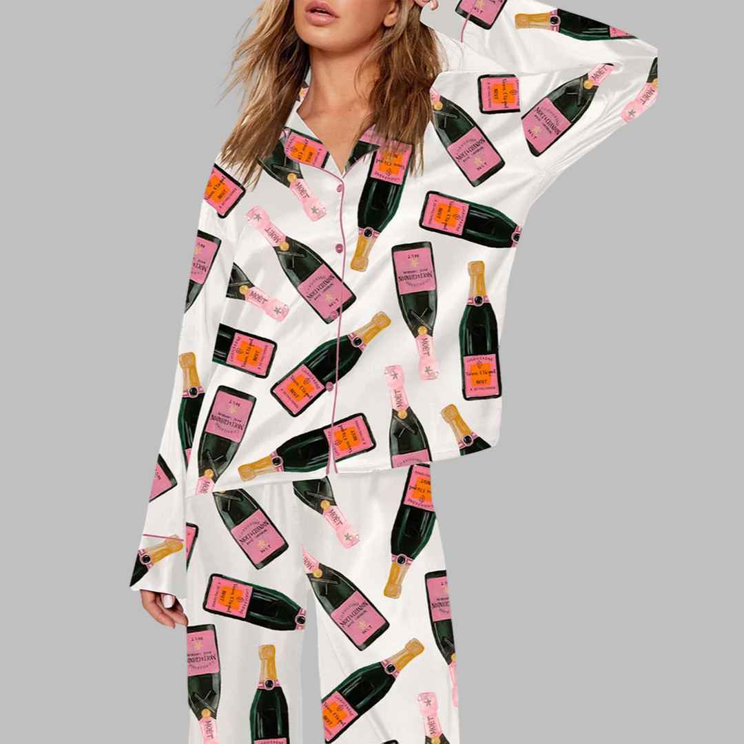 Champagne Bottle Pajama Set