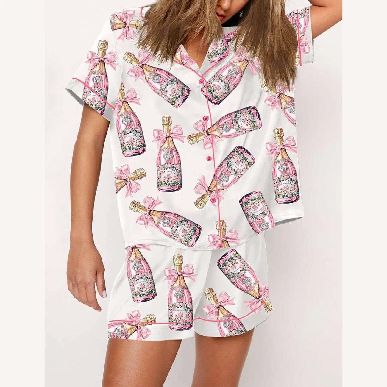 Champagne Bottle Pajama Set - Image 3