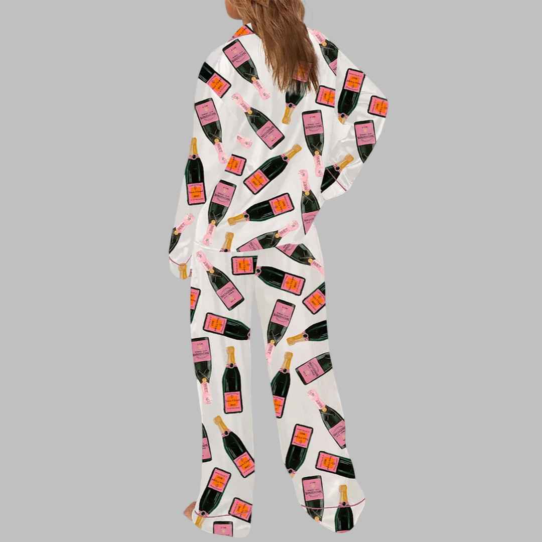 Champagne Bottle Pajama Set - Image 3