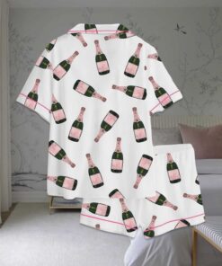 Alternative view of Champagne Bottle Satin Pajama Set