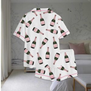 Alternative view of Champagne Bottle Satin Pajama Set