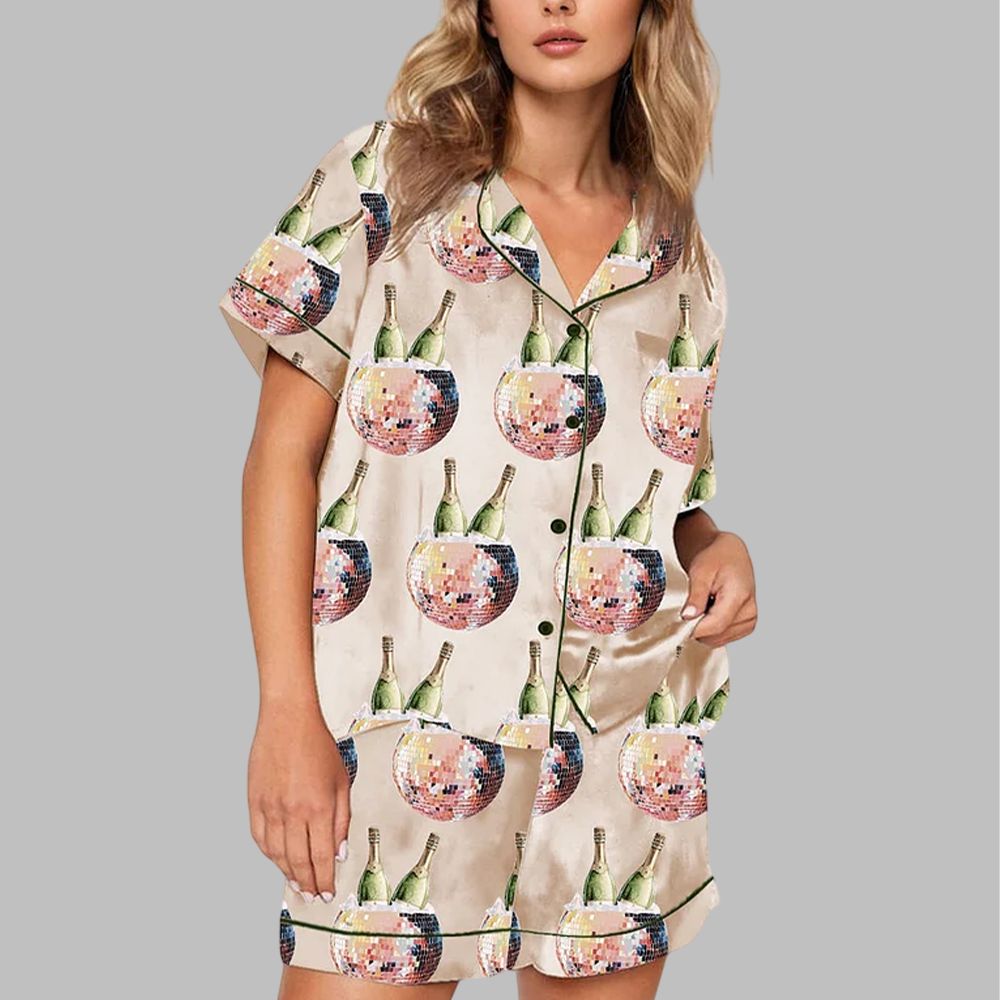 Champagne Disco Ball Pajama Set - Image 2