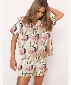 Champagne Disco Ball Pajama Set