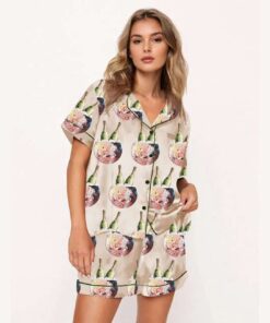 Alternative view of Champagne Disco Ball Pajama Set