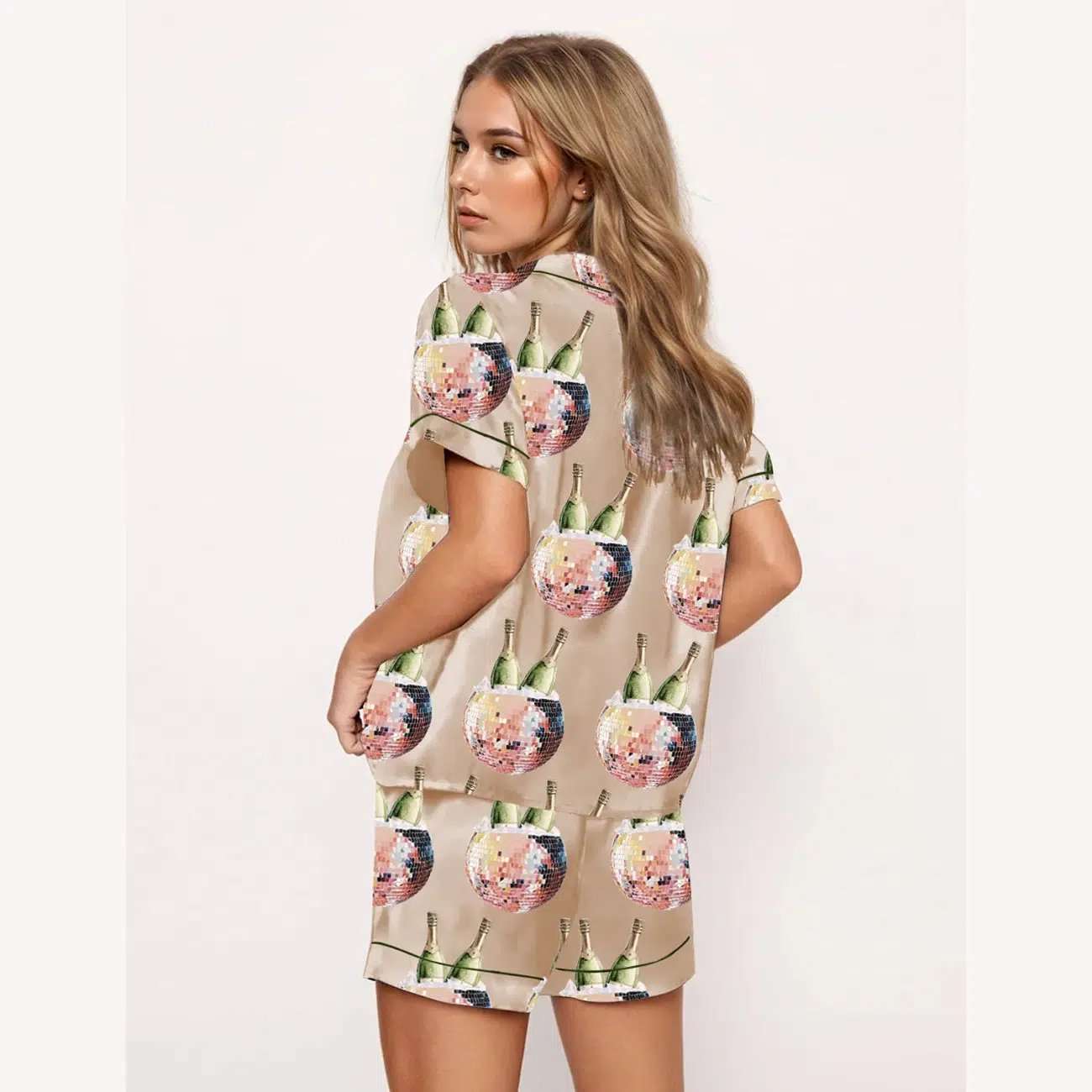 Champagne Disco Ball Pajama Set - Image 3