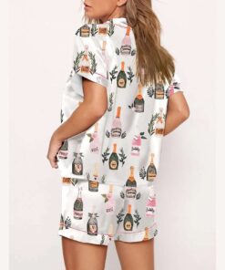 Alternative view of Champagne Wine Bottles Pajama Set