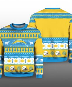 Chargers Football 2025 Ugly Christmas Sweater 